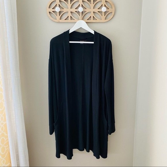 Free Press Open Front Cardigan Black Sz Small - Picture 1 of 10